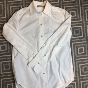 Vince Button Down S White